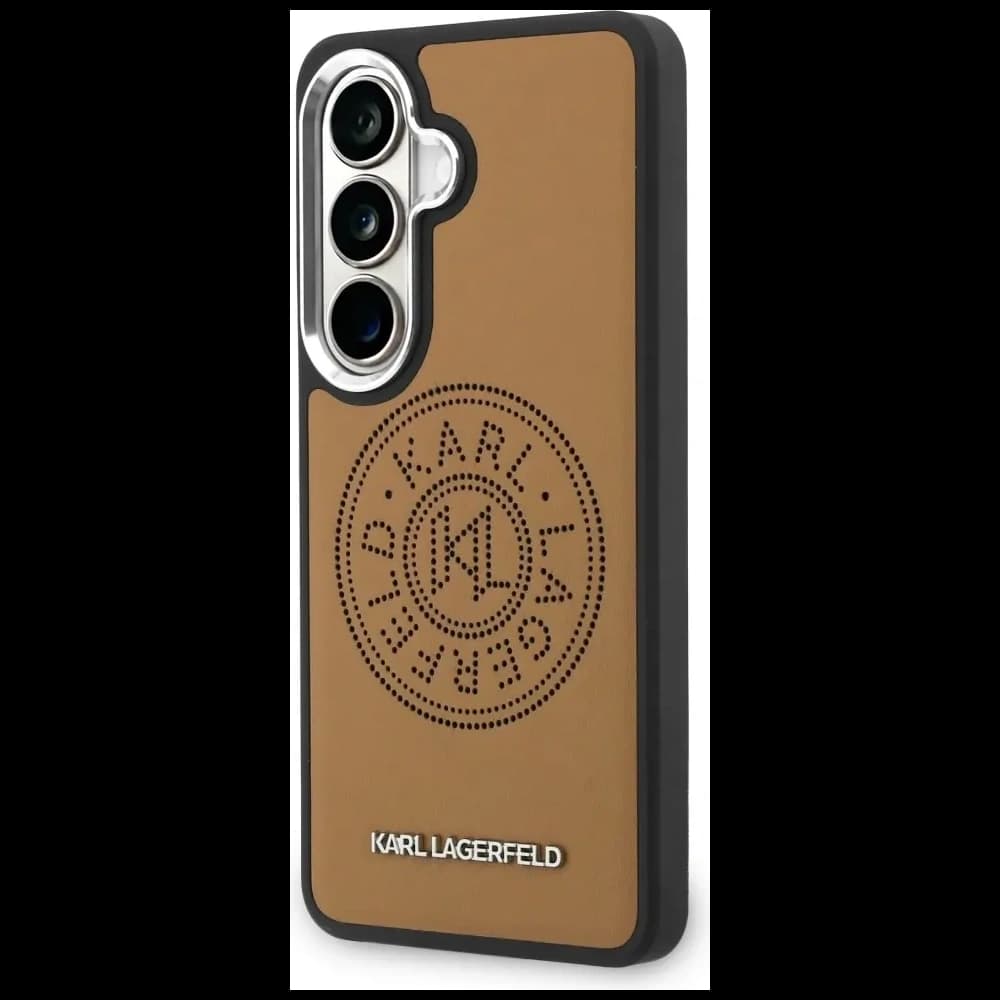 Karl Lagerfeld Perforiertes KL MagSafe Samsung Galaxy S26+ Plus braun
 - 2