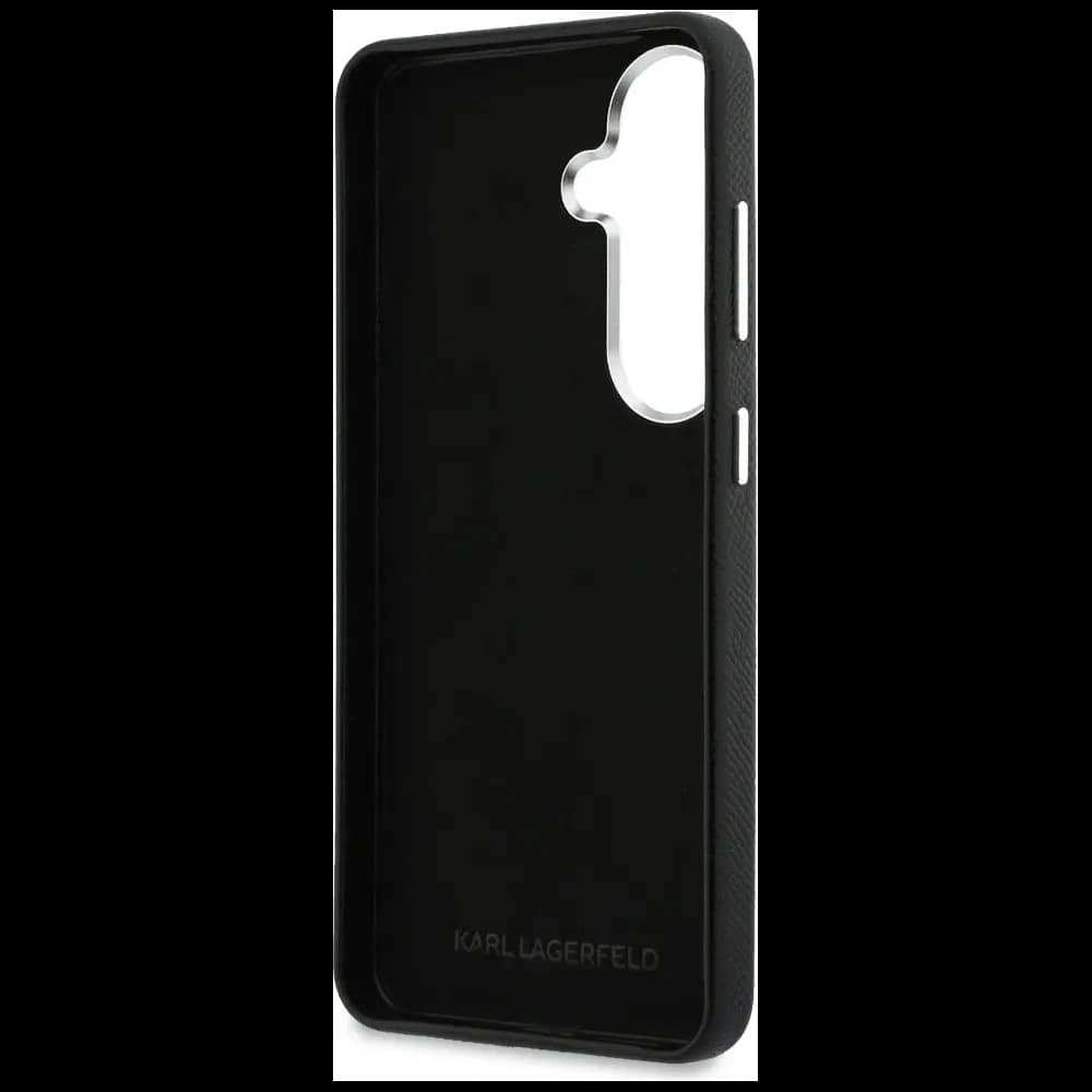 Karl Lagerfeld Saffiano Double Heads Metal Samsung Galaxy S26 black - 7