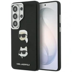 Karl Lagerfeld Saffiano Doppelköpfe Metall Samsung Galaxy S26 Ultra schwarz
