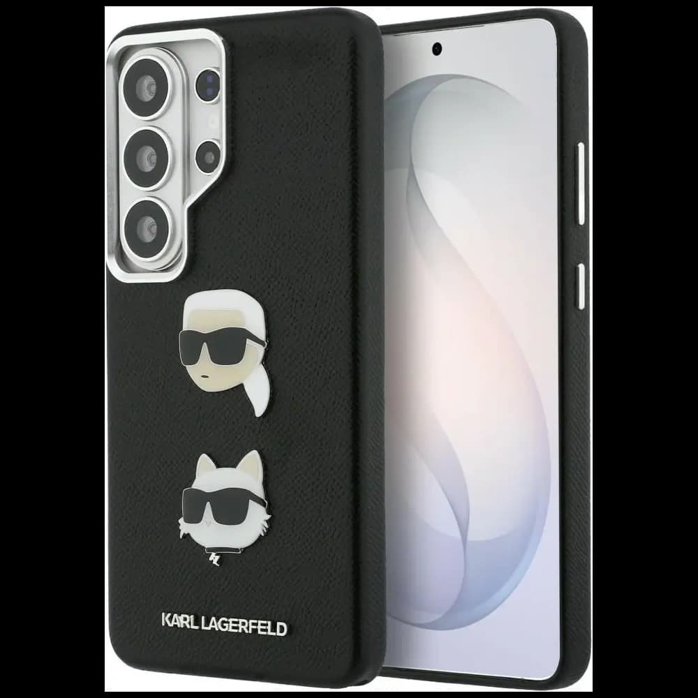 Karl Lagerfeld Saffiano Double Heads Metal Samsung Galaxy S26 Ultra black - 1