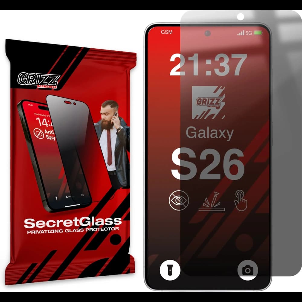 GrizzGlass SecretGlass Samsung Galaxy S26 - 1