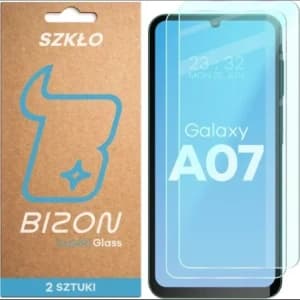 Szkło hartowane Bizon Glass Clear Duo do Samsung Galaxy A07 4G / 5G [2 PACK]