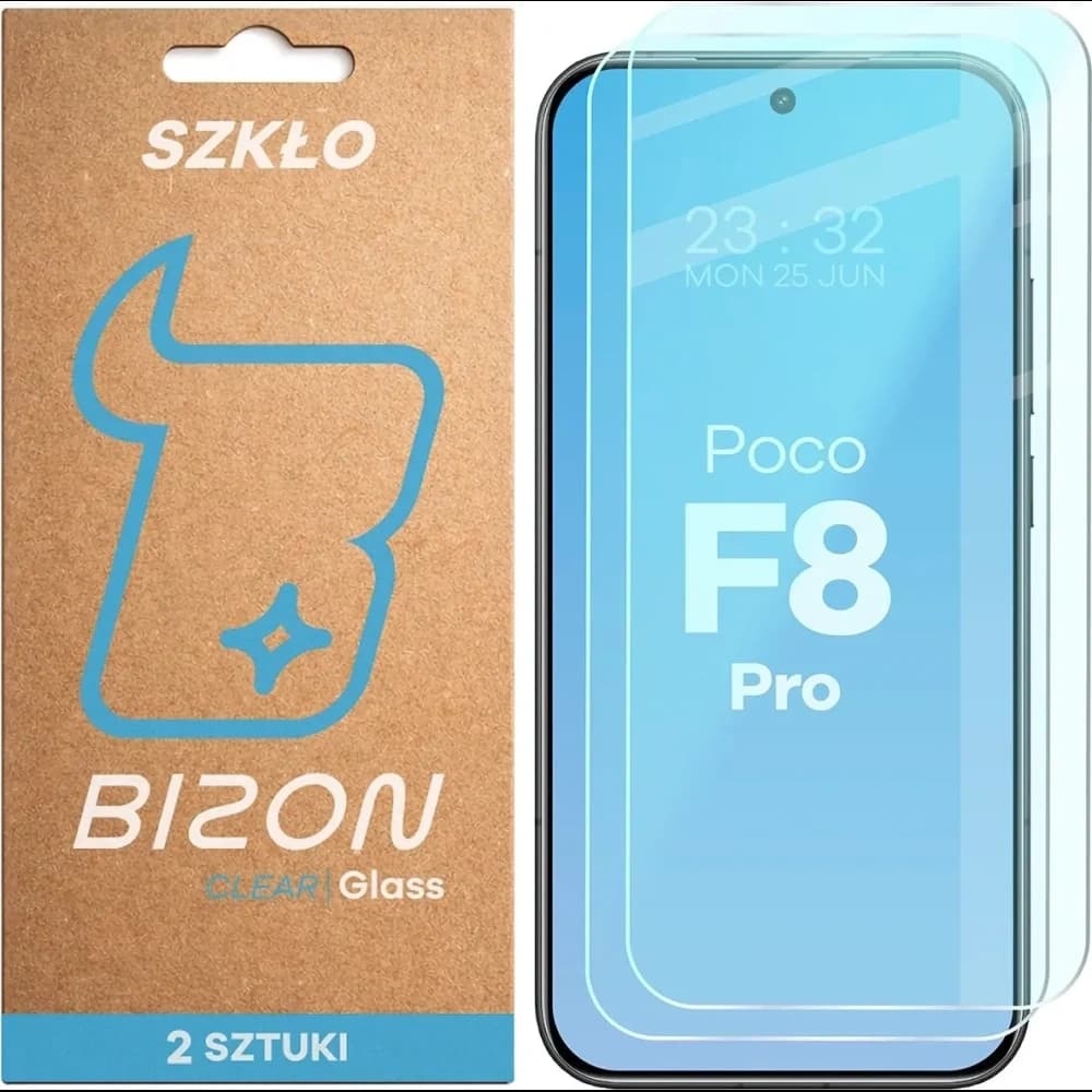 Bizon Glass Clear Duo Xiaomi POCO F8 Pro [2 PACK] - 1