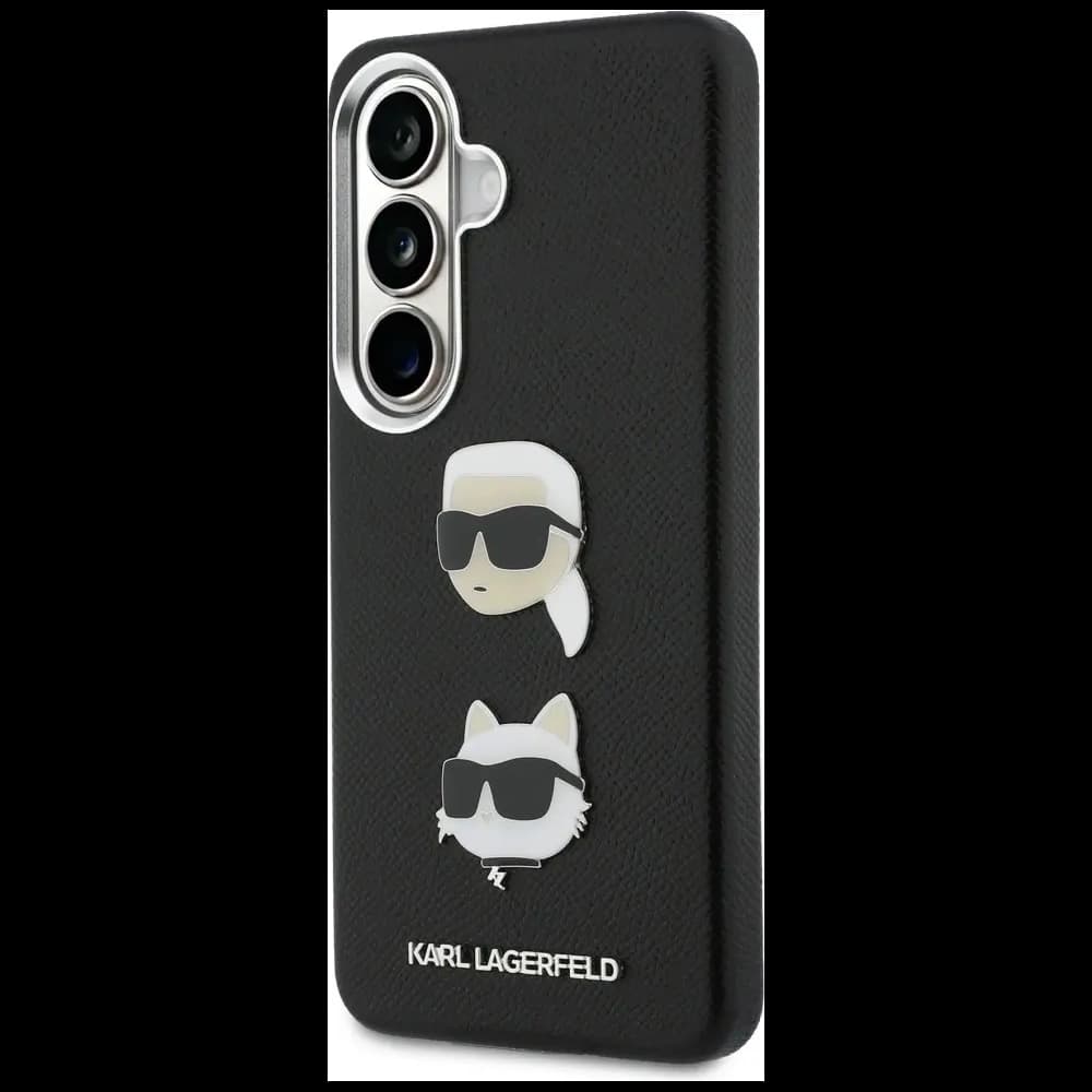 Karl Lagerfeld Saffiano Double Heads Metal Samsung Galaxy S26+ Plus black - 2