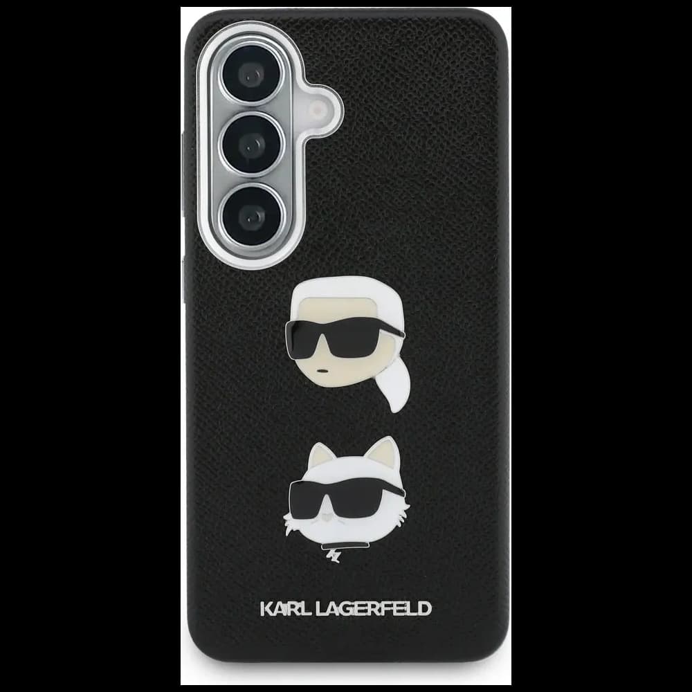 Karl Lagerfeld Saffiano Double Heads Metal Samsung Galaxy S26+ Plus black - 3