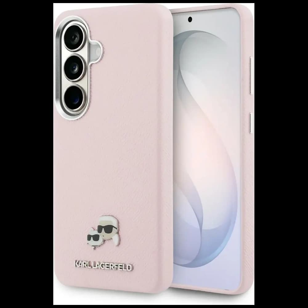 Karl Lagerfeld Saffiano KC Metall-Logo MagSafe Samsung Galaxy S26 pink
 - 1