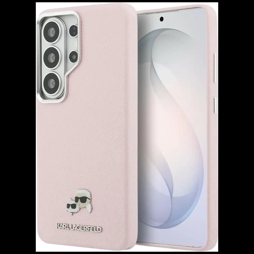 Karl Lagerfeld Saffiano KC Metal Logo MagSafe Samsung Galaxy S26 Ultra pink - 1