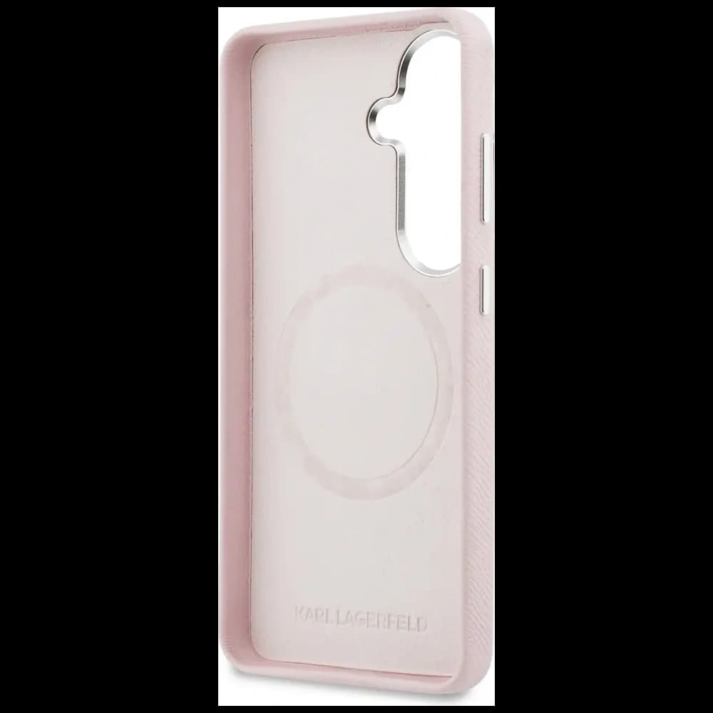 Karl Lagerfeld Saffiano KC Metall-Logo MagSafe Samsung Galaxy S26+ Plus pink
 - 7