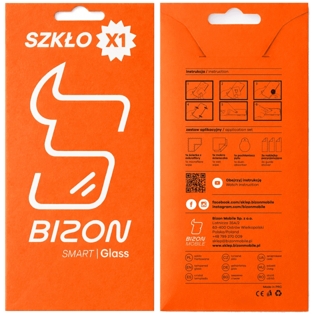 Szkło ochronne 2.5D Bizon Smart Glass do Samsung Galaxy S25 / S24 - 5