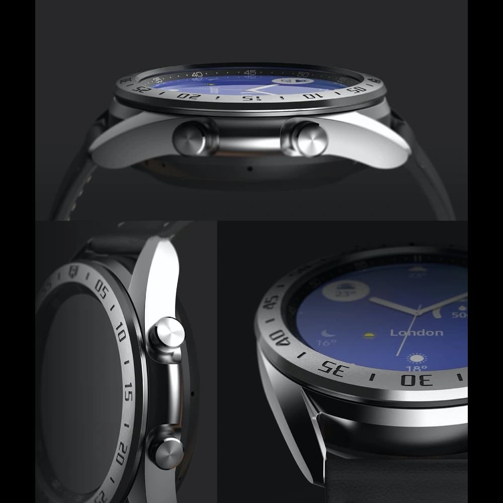 Ringke Bezel Styling Samsung Galaxy Watch 3 41mm Stainless Steel Silver GW3-41-01 - 9