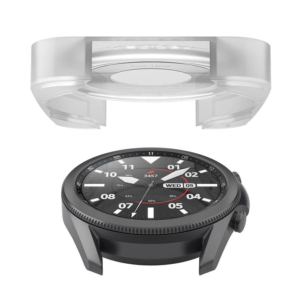 Spigen Samsung Gehärtetes Glas GLAS.tR ez Fit Galaxy Watch 3 45mm - 3