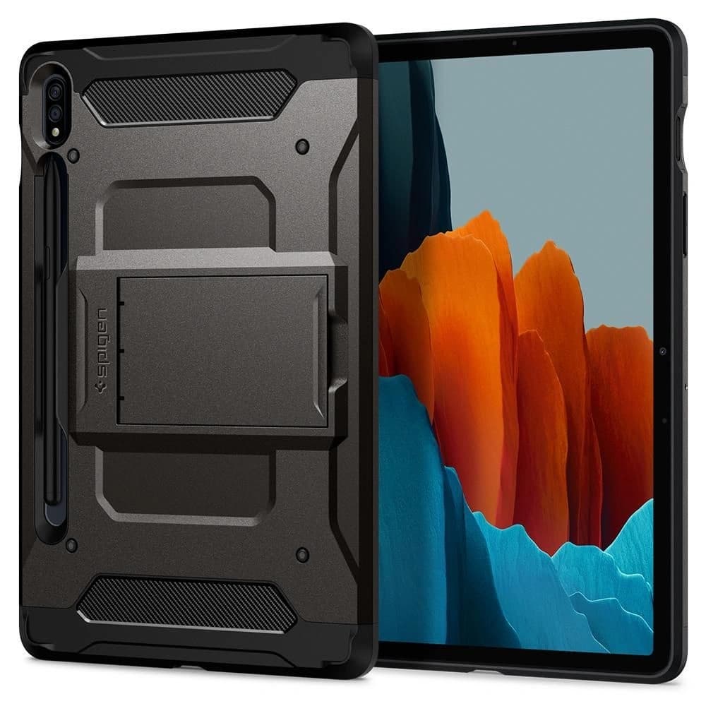 Spigen Samsung Schutzhülle Tough Armor Pro Galaxy Tab S7/S8 Gunmetal - 2