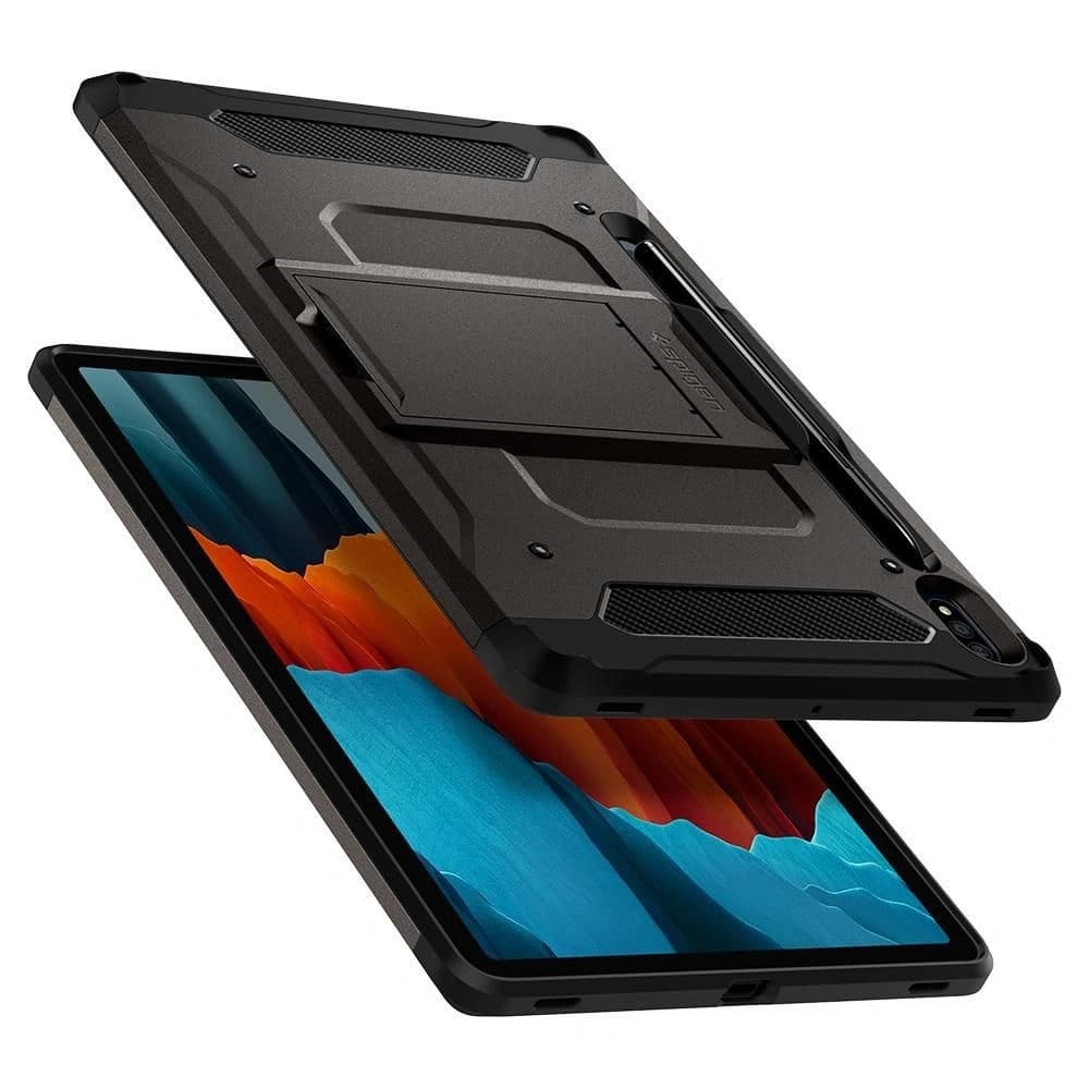 Spigen Samsung Schutzhülle Tough Armor Pro Galaxy Tab S7/S8 Gunmetal - 9