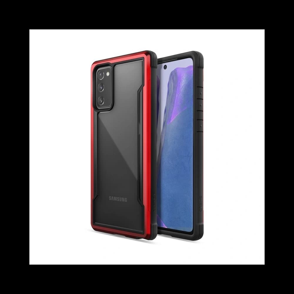 X-Doria Raptic Shield - Aluminum Case for Samsung Galaxy Note 20 (Drop test 3m) (Red) - 1