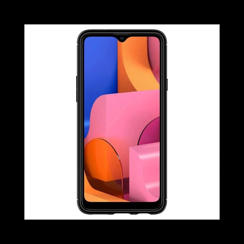Spigen Rugged Armor Galaxy A20s Mattschwarz - 2
