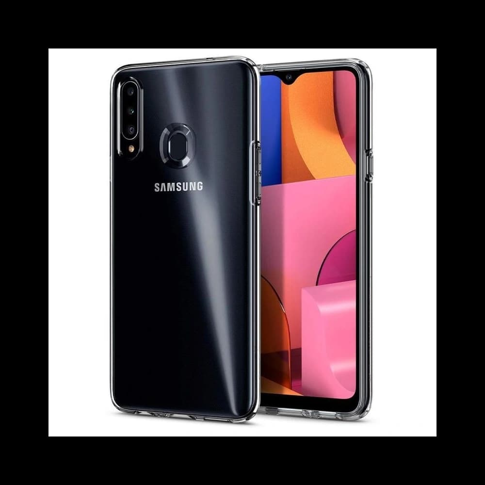 Spigen Flüssigkristall Galaxy A20s Kristallklar - 1