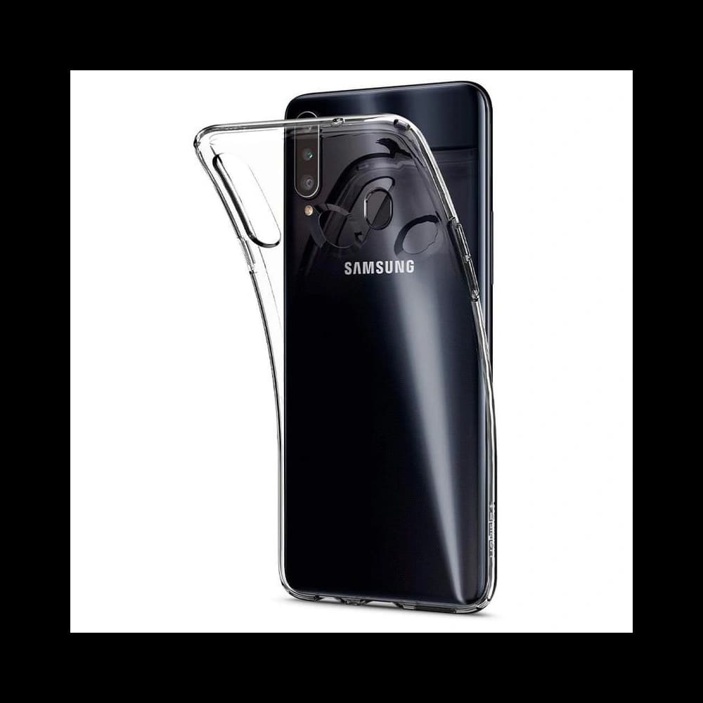 Spigen Flüssigkristall Galaxy A20s Kristallklar - 4