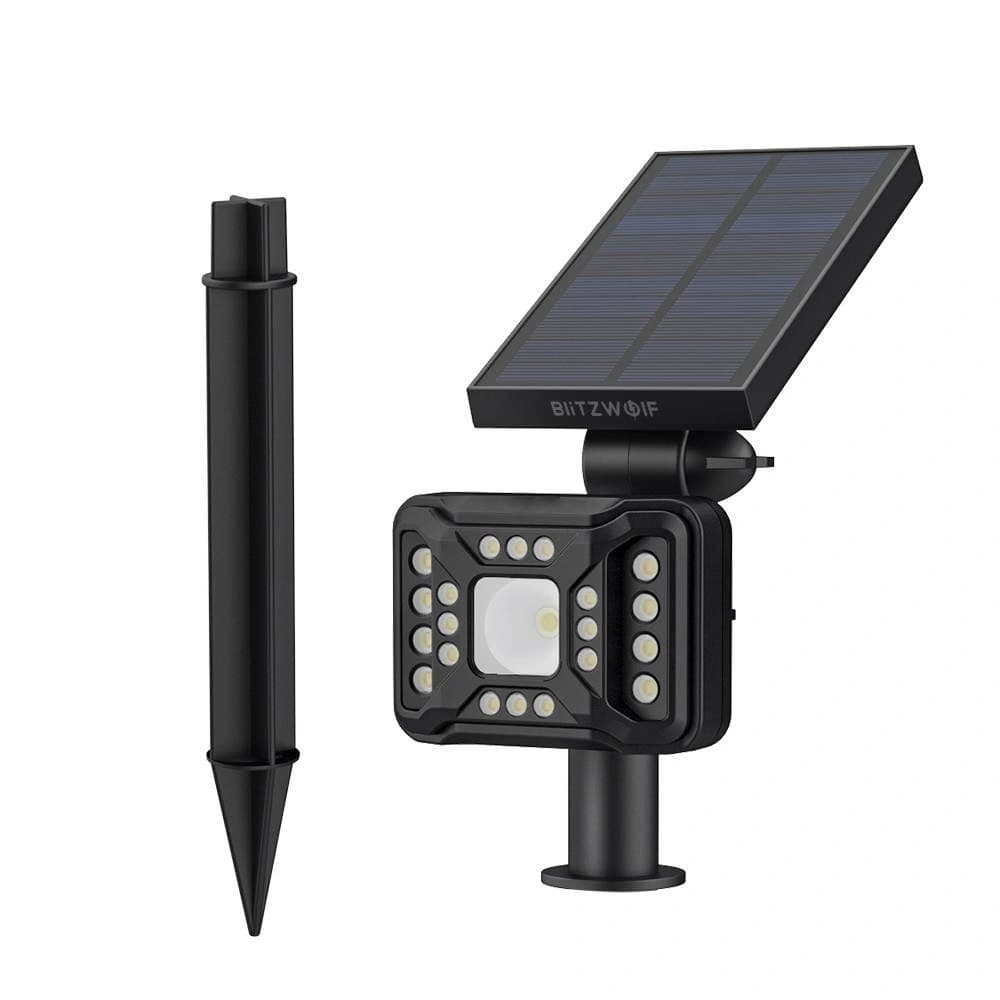 Blitzwolf BW-OLT2 Außen-LED-Solarlampe mit Dämmerungssensor, 1800mAh - 4