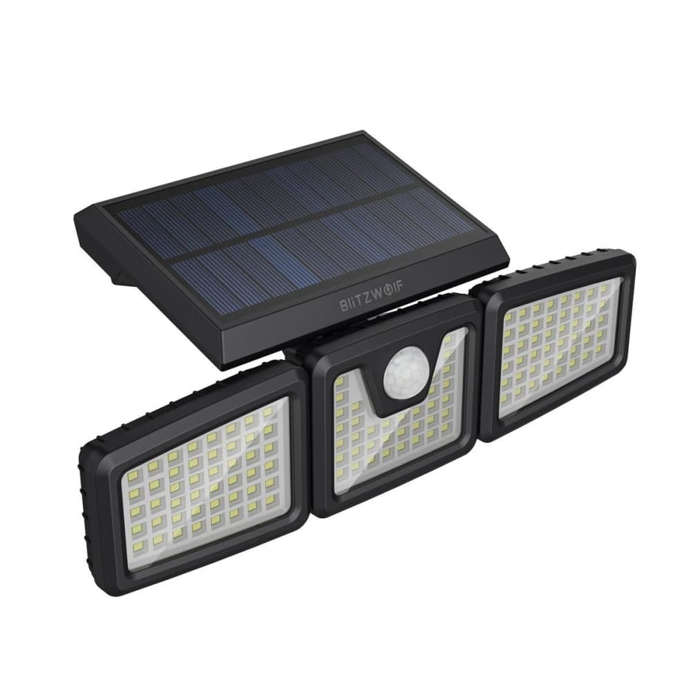 Blitzwolf BW-OLT4 LED-Solar-Außenlampe mit Dämmerungssensor, 1800mAh - 1
