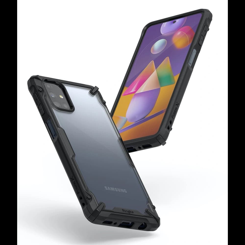 Ringke Samsung Tasche Fusion-X Galaxy M31s Schwarz - 3