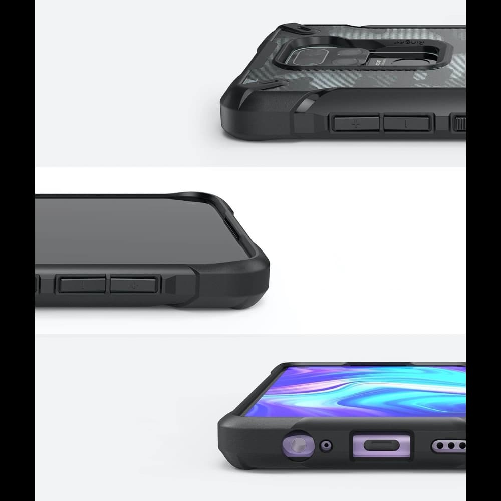 Ringke Tasche Fusion-X Redmi Note 9 Türkis Grün - 5