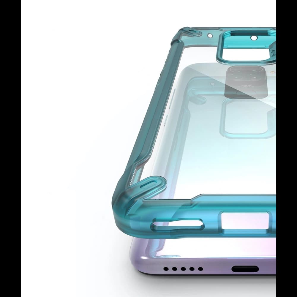 Ringke Tasche Fusion-X Redmi Note 9 Camo (Moro) Schwarz - 4