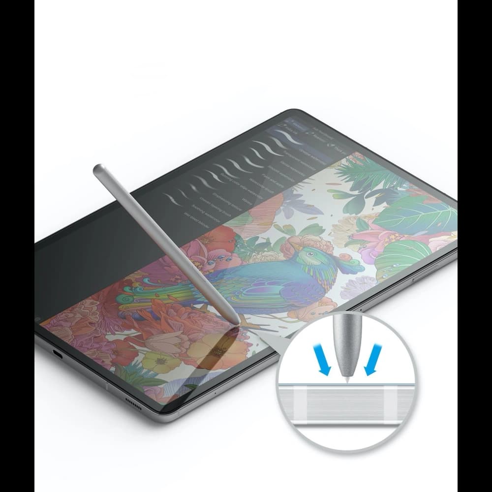 Ringke Samsung Gehärtetes Glas ID Glas Galaxy Tab S7+ Plus/S8 + Plus 12.4 - 2