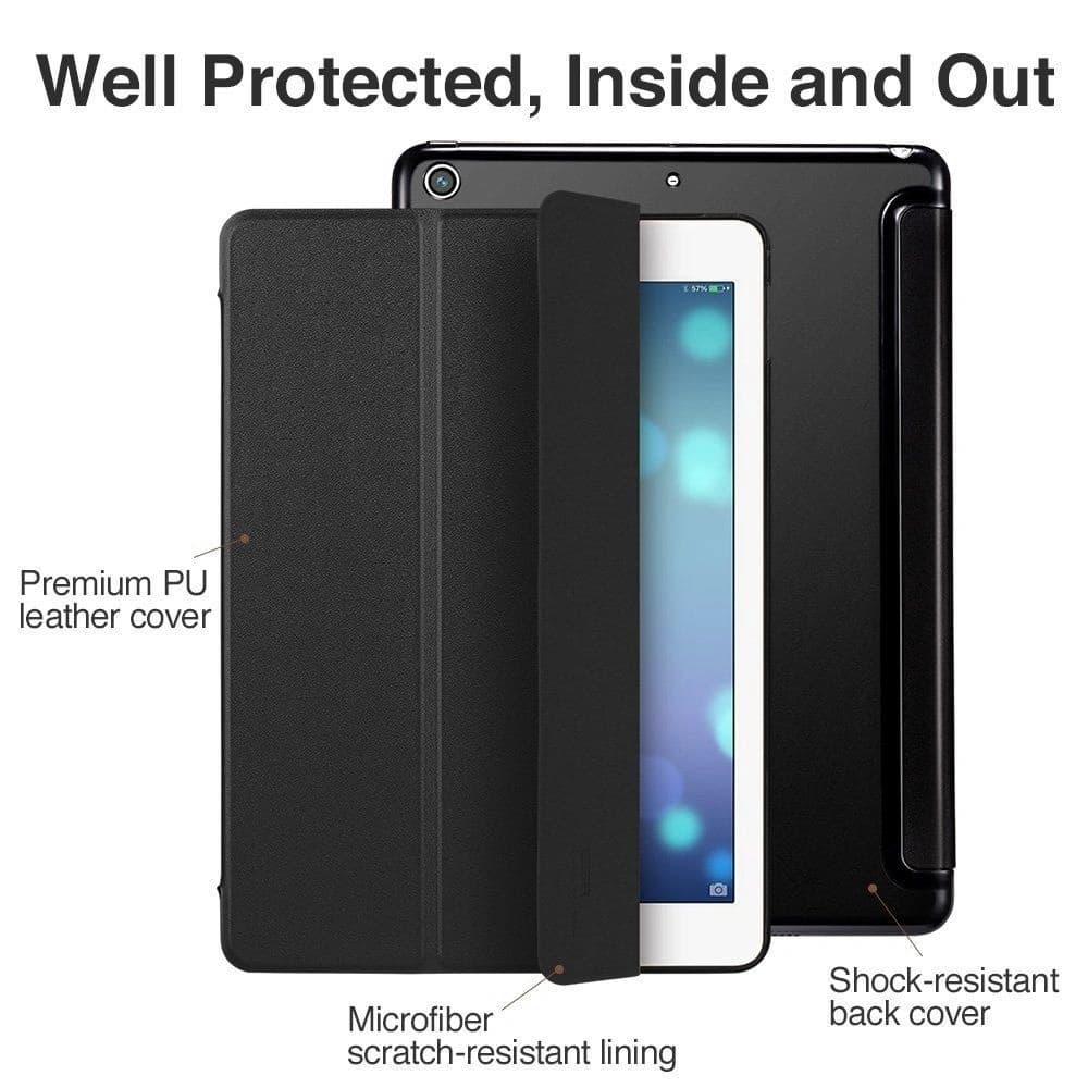 ESR Apple Tasche Yippee iPad 9.7 2017/2018 (5. und 6. Generation) Schwarz - 3