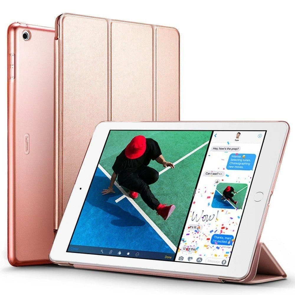 ESR Apple Tasche Yippee iPad 9.7 2017/2018 (5. und 6. Generation) Rose Gold - 1