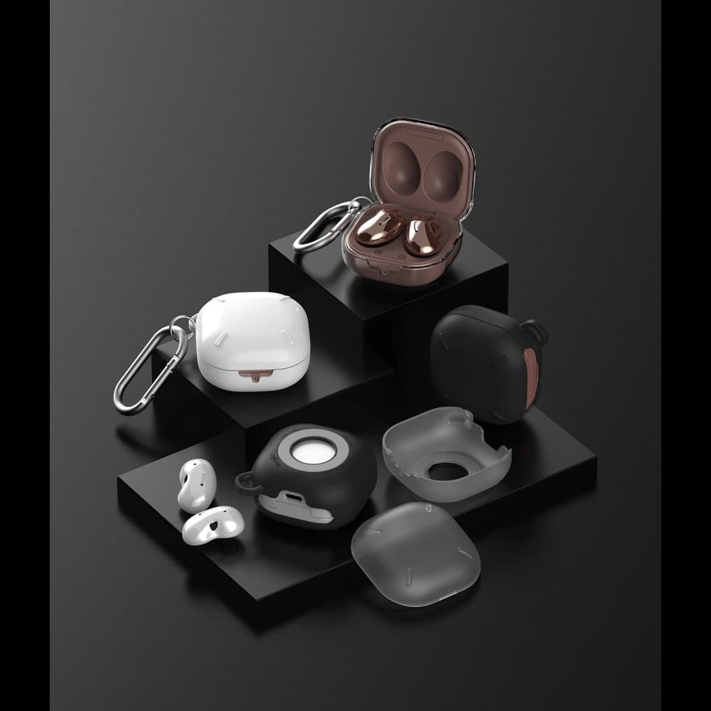 Ringke Samsung Case Slim-X Galaxy Buds 2/2 Pro/Live/Pro Hochglanz Weiß - 2