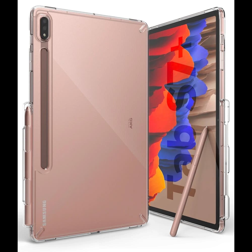Ringke Samsung Hülle Fusion Galaxy Tab S7+ Plus/S8 + Plus 12.4 Klar - 1