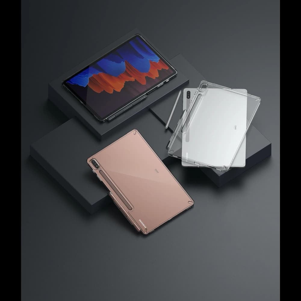 Ringke Samsung Hülle Fusion Galaxy Tab S7+ Plus/S8 + Plus 12.4 Klar - 3
