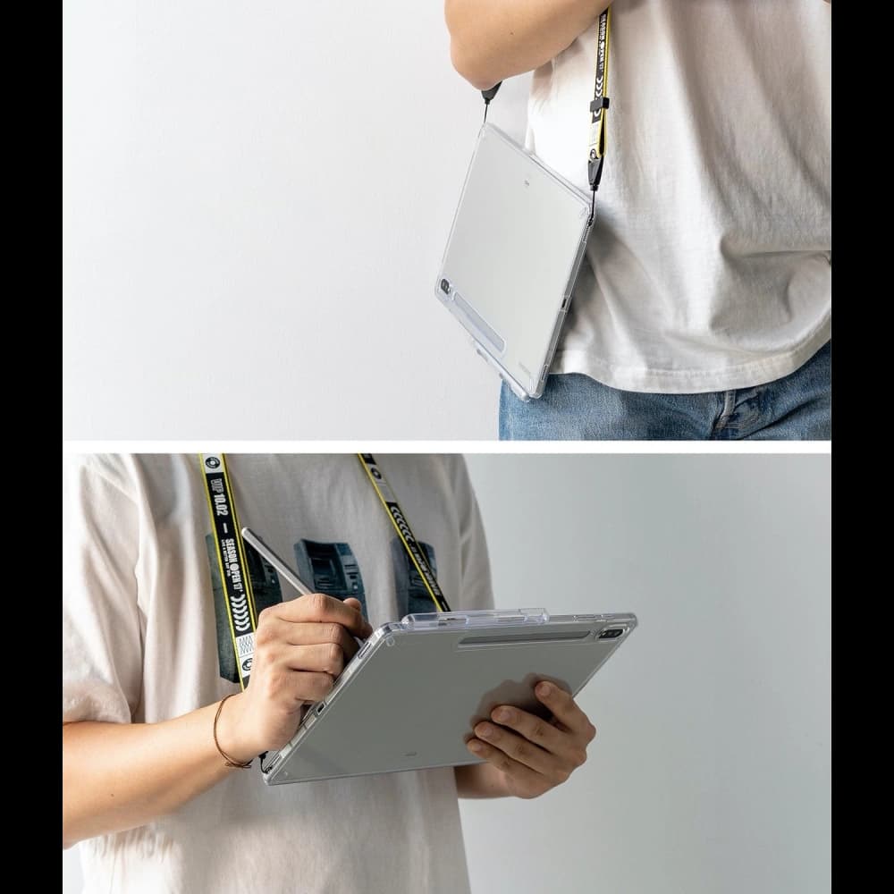 Ringke Samsung Hülle Fusion Galaxy Tab S7+ Plus/S8 + Plus 12.4 Klar - 8