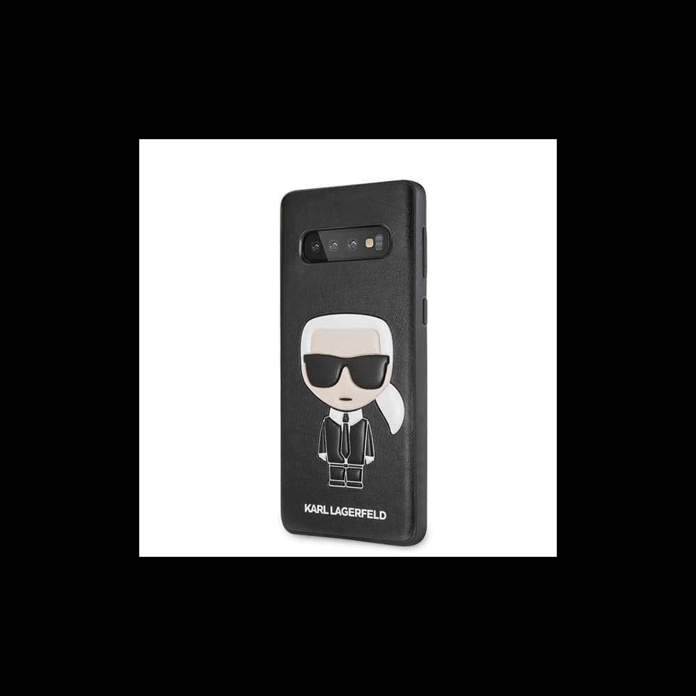 Karl Lagerfeld Samsung Tasche KLHCS10IKPUBK Galaxy S10 hardcase schwarz/schwarz Iconic Karl Embossed - 2
