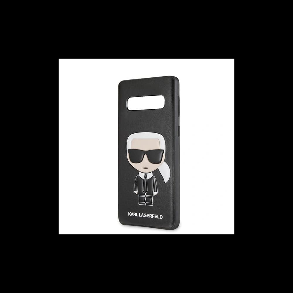 Karl Lagerfeld Samsung Tasche KLHCS10IKPUBK Galaxy S10 hardcase schwarz/schwarz Iconic Karl Embossed - 3