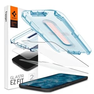 Spigen Apple Gehärtetes Glas GLAS.tR ez Fit iPhone 12 Pro Max [2 PACK]