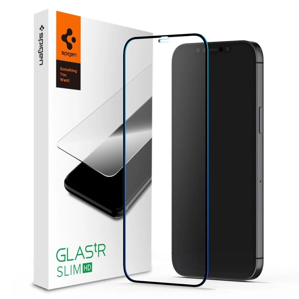 Spigen GLAS.tR Slim Apple iPhone 12 Pro Max Black - 1