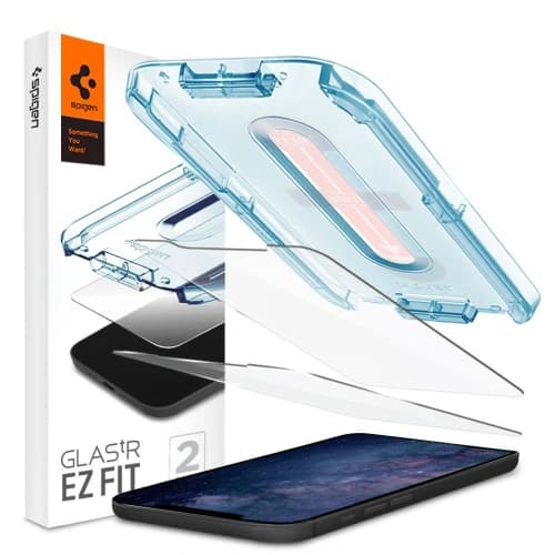 Spigen GLAS.tR ez Fit Apple iPhone 12/12 Pro [2 PACK]
