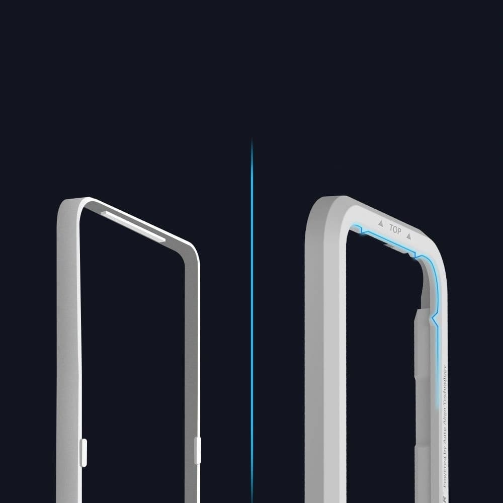 Spigen Apple Gehärtetes Glas GLAS.tR AlignMaster iPhone 12/12 Pro Schwarz [2 PACK] - 5