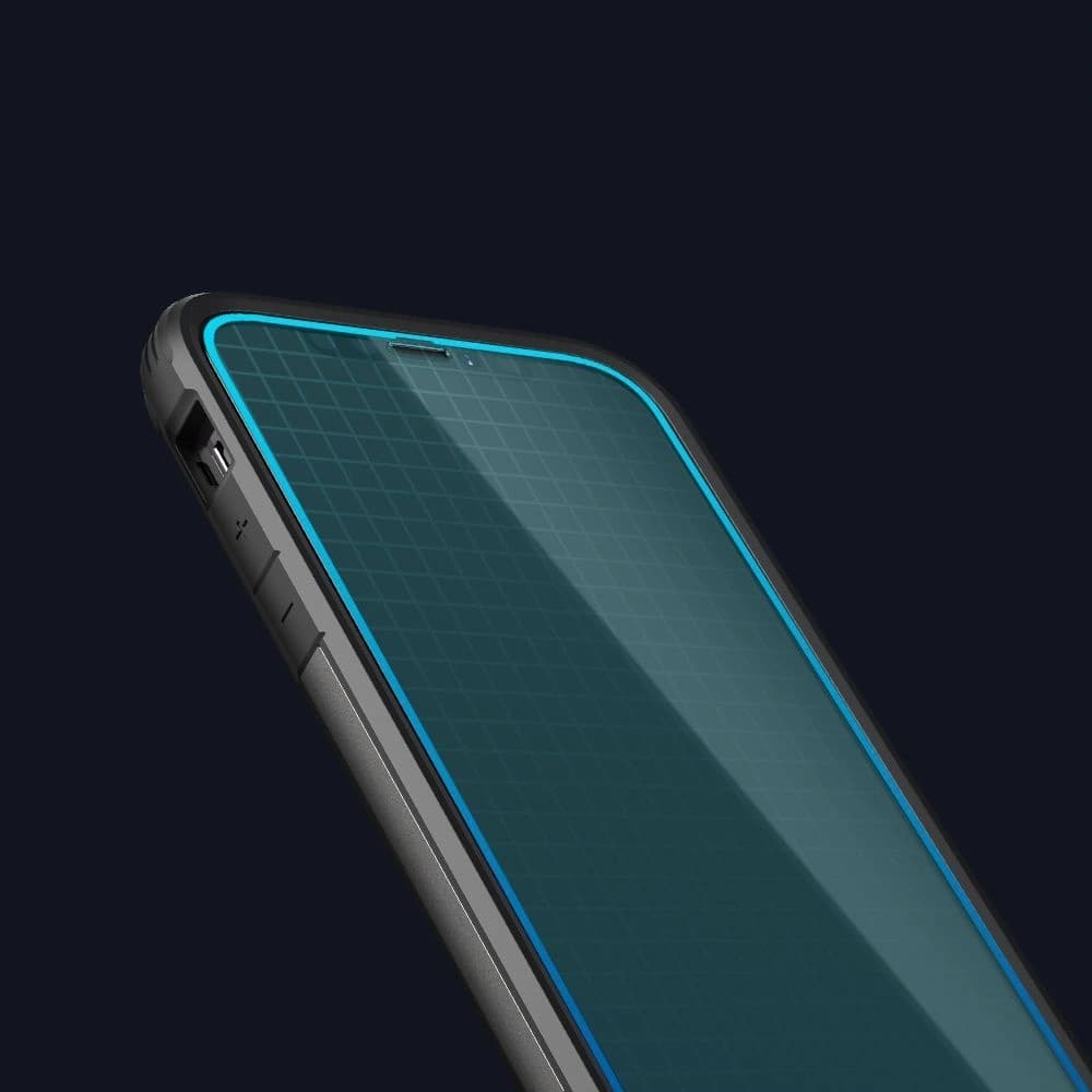 Spigen Apple Gehärtetes Glas GLAS.tR AlignMaster iPhone 12/12 Pro Schwarz [2 PACK] - 7