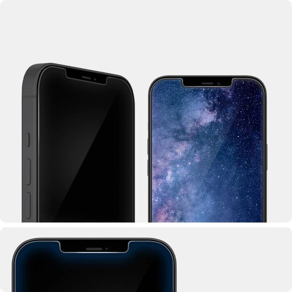 Spigen Apple Gehärtetes Glas GLAS.tR ez Fit iPhone 12 Pro Max [2 PACK] - 3
