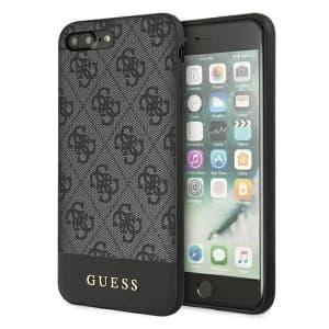 Guess Apple GUHCI8LG4GLGR iPhone 7/8 Plus grau/grau Hartschalenetui 4G Stripe Kollektion