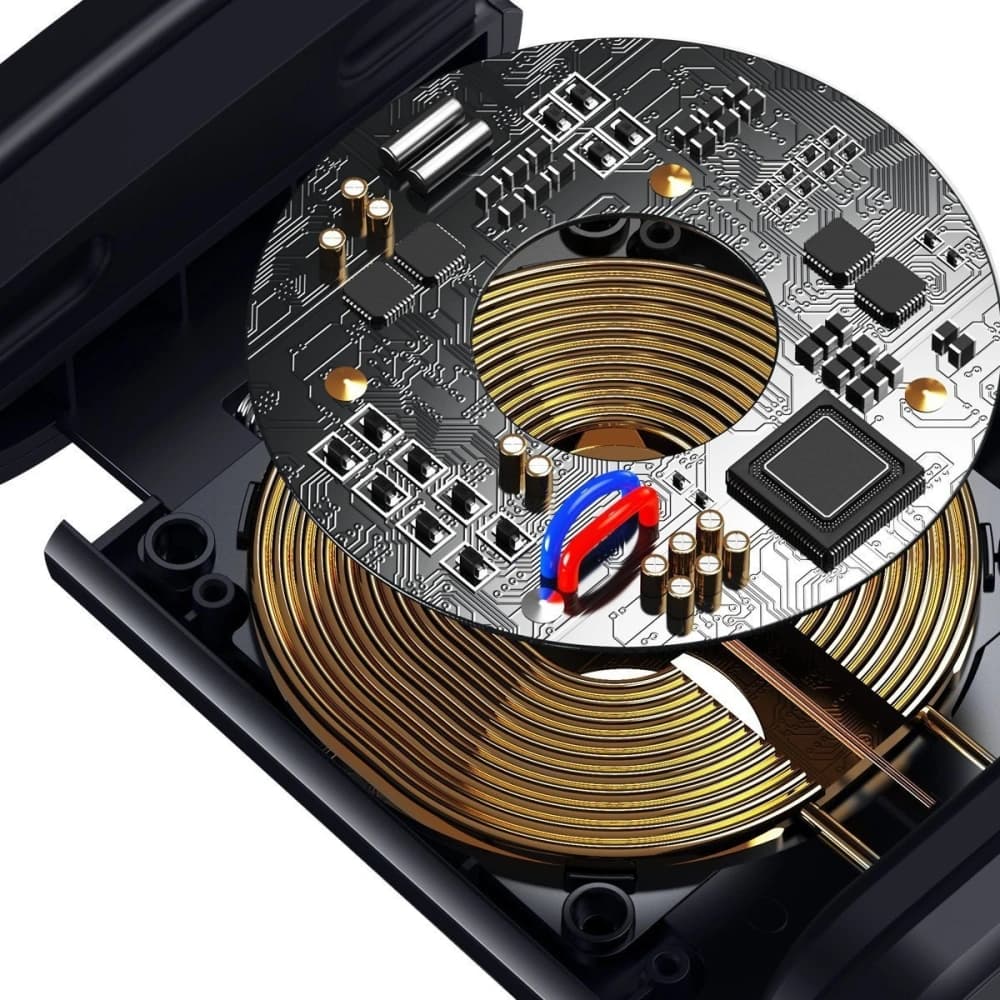 Car headrest holder for Baseus Energy phone with charger (Black) - 6