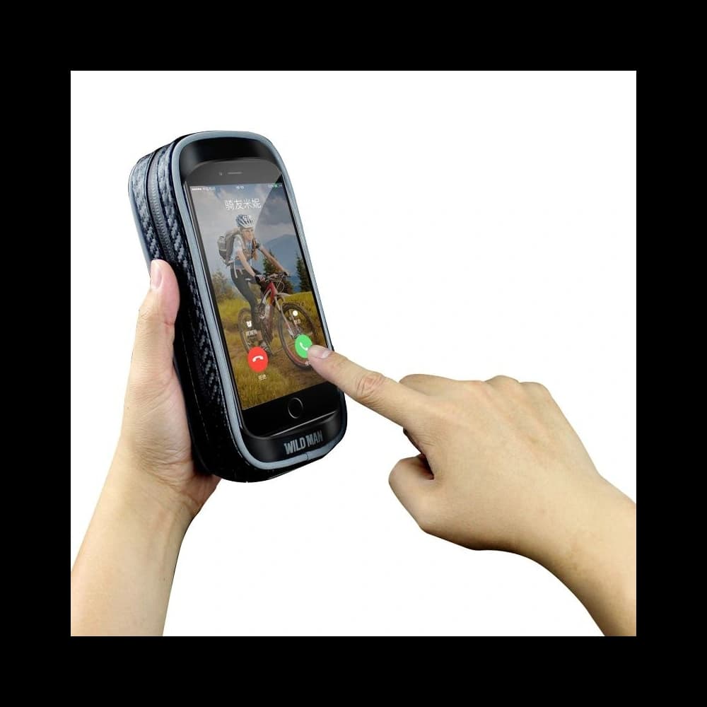 WildMan Hardpouch Bike Mount XXS Black - 3