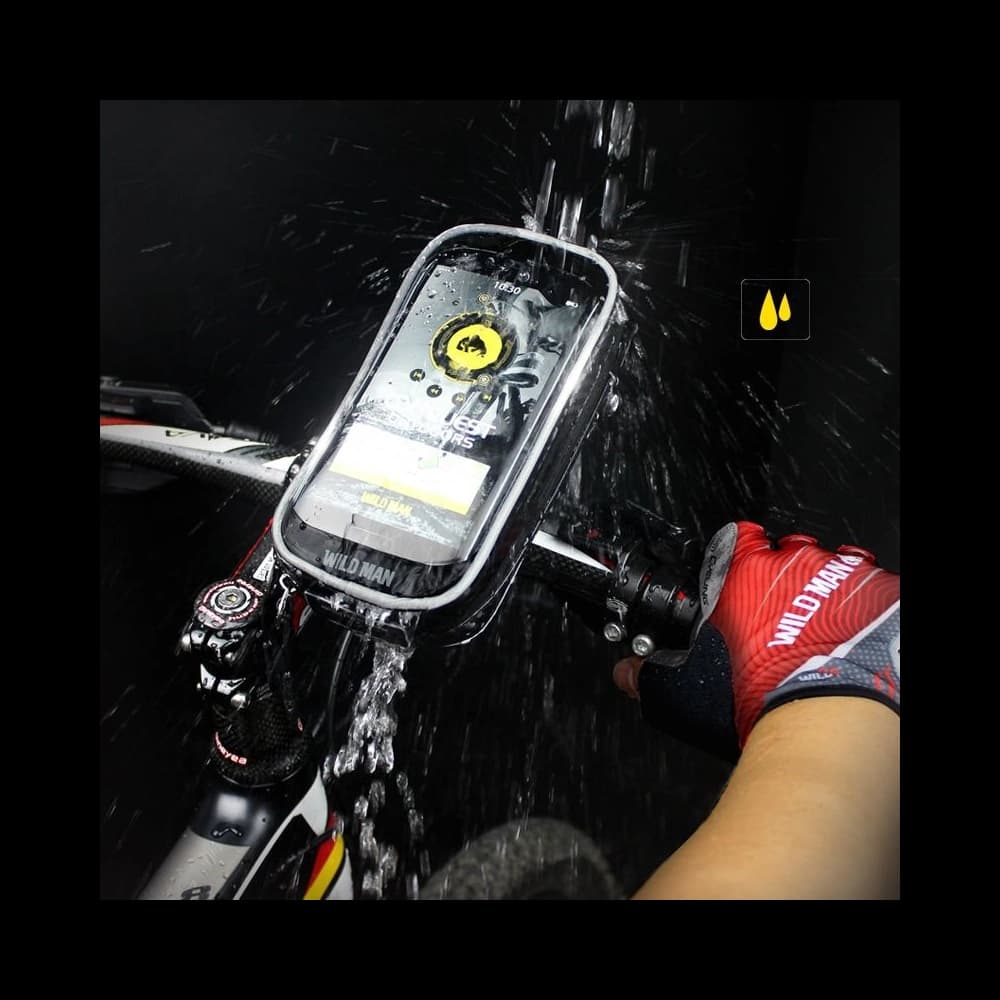 WildMan Hardpouch Bike Mount XXS Black - 6