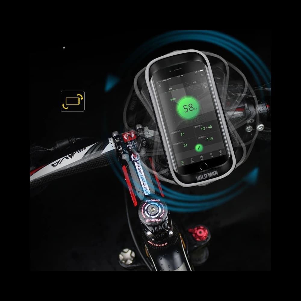 WildMan Hardpouch Bike Mount XXS Black - 7