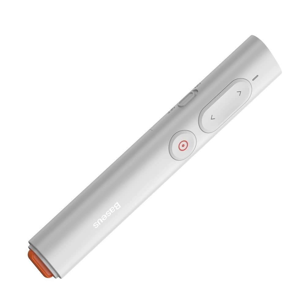 Baseus Orange Dot PPT wireless Presenter (Youth) without battery White - 6