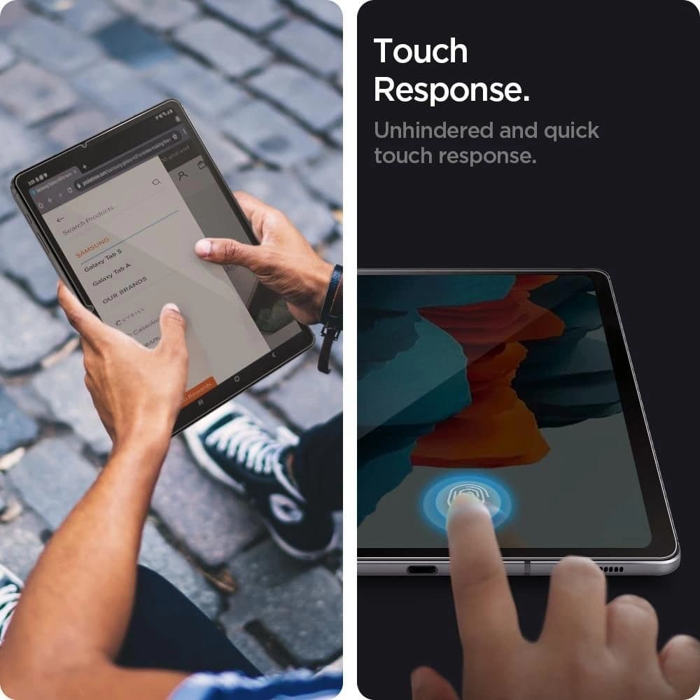 Spigen Samsung Gehärtetes Glas GLAS.tR ez Fit Galaxy Tab S7/S8 11 - 4