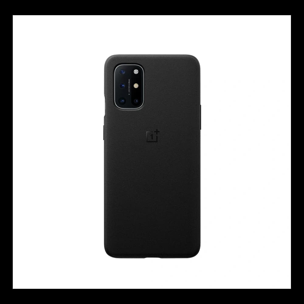 OnePlus 8T Sandstone Bumper Case Schwarz - 2