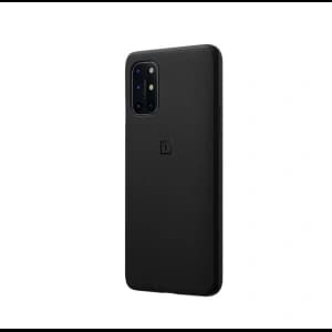 OnePlus 8T Sandstone Bumper Case Schwarz